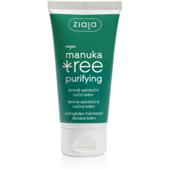 Ziaja Manuka Tree Purifying exfoliant crema de noapte pentru ten gras și mixt - imagine 2